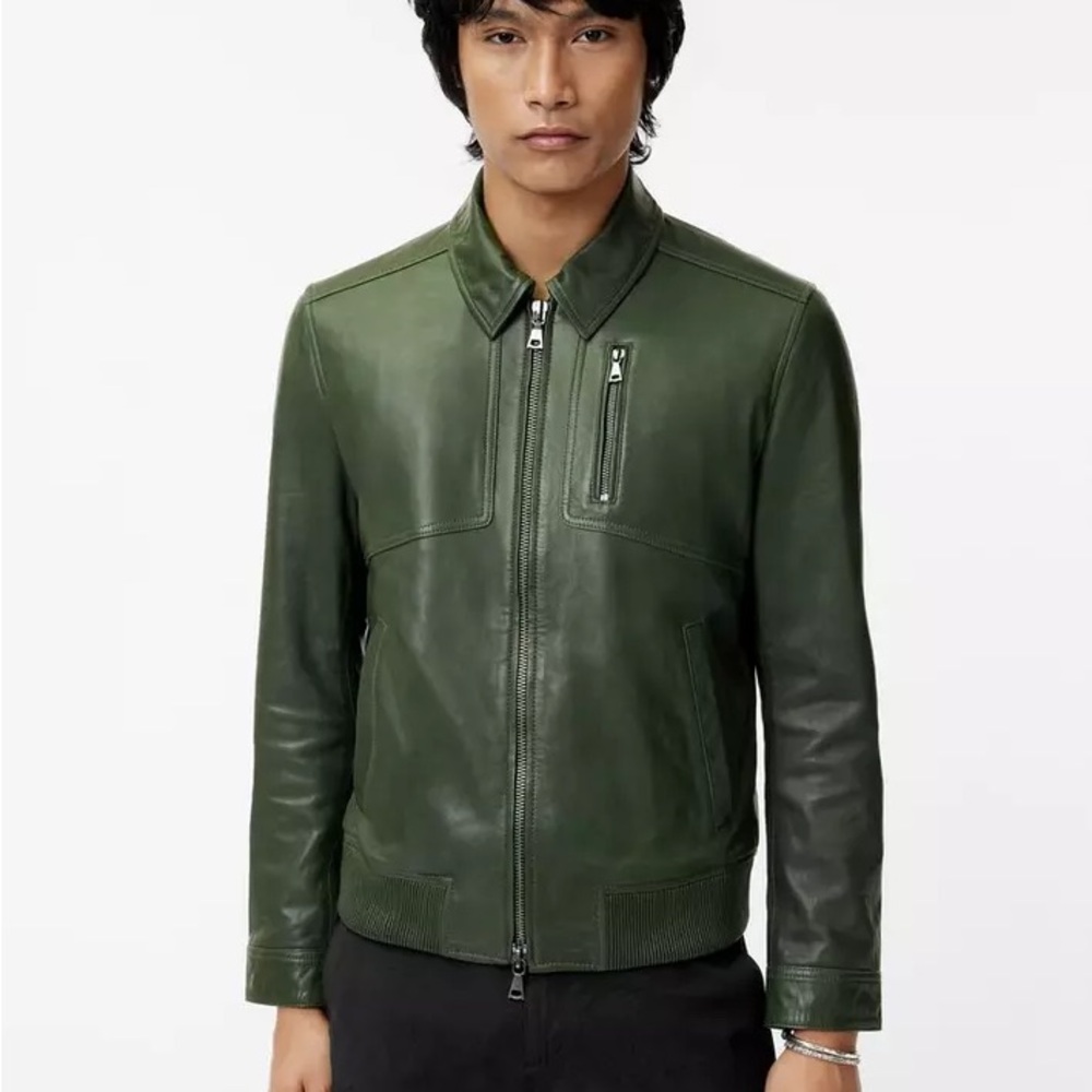 John Varvatos Kai Aviator Jacket Size EU 52 USA 42 Brand new with tags. - Picture 6 of 16